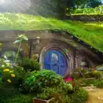 A Hobbit style house in New Zealand, ready to receive packages shipped from USA.