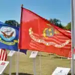 A US Marine Corps flag is outside, like many of the US military bases around the world that PostFromUS ships to.