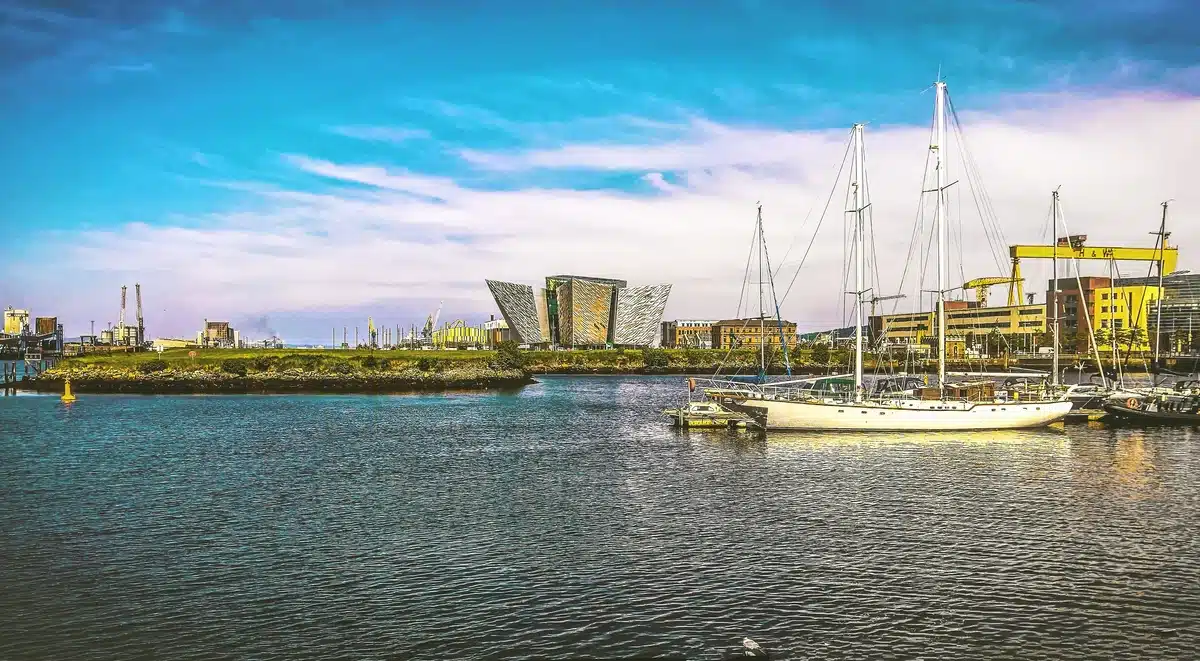 A famous dock where Titanic fans visit yearly, making shipping to Ireland from US easier than ever by sea!